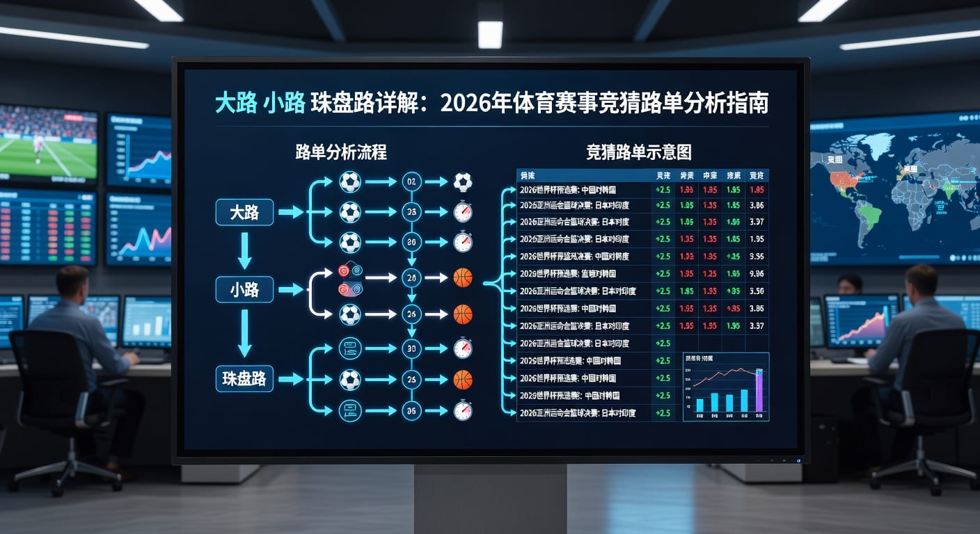 大路 小路 珠盘路：赛前节奏与临场判断实战解读